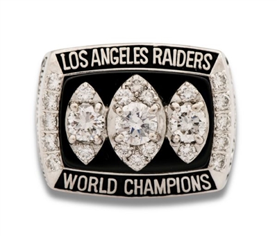 Ted Watts 1983 Los Angeles Raiders Super Bowl XVIII Championship Ring